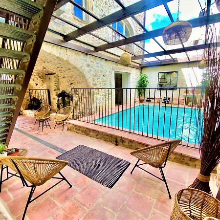 Gite De Groupe 9Ch Ou 3 Gites Independants De 3Ch - Patio Et Piscine Interieure Chauffee Toute L'Annee Vallon-Pont-dʼArc Εξωτερικό φωτογραφία