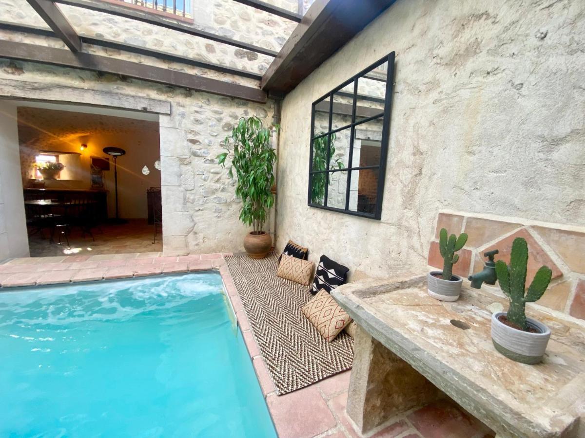 Gite De Groupe 9Ch Ou 3 Gites Independants De 3Ch - Patio Et Piscine Interieure Chauffee Toute L'Annee Vallon-Pont-dʼArc Εξωτερικό φωτογραφία