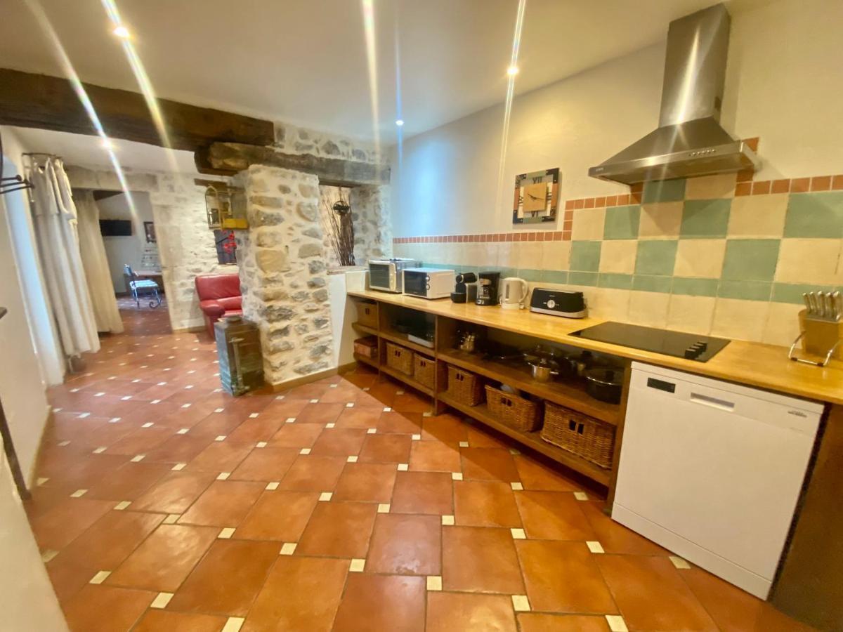 Gite De Groupe 9Ch Ou 3 Gites Independants De 3Ch - Patio Et Piscine Interieure Chauffee Toute L'Annee Vallon-Pont-dʼArc Εξωτερικό φωτογραφία