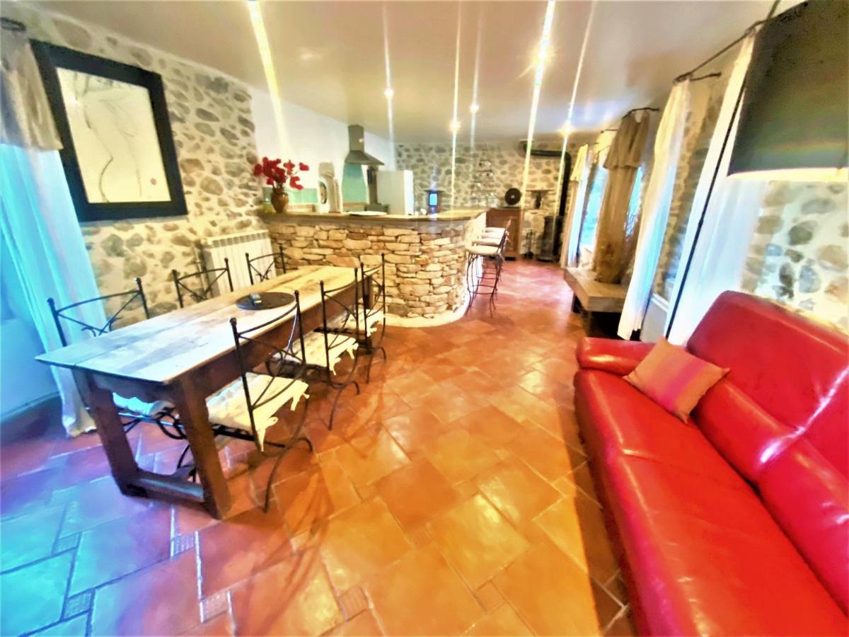 Gite De Groupe 9Ch Ou 3 Gites Independants De 3Ch - Patio Et Piscine Interieure Chauffee Toute L'Annee Vallon-Pont-dʼArc Εξωτερικό φωτογραφία
