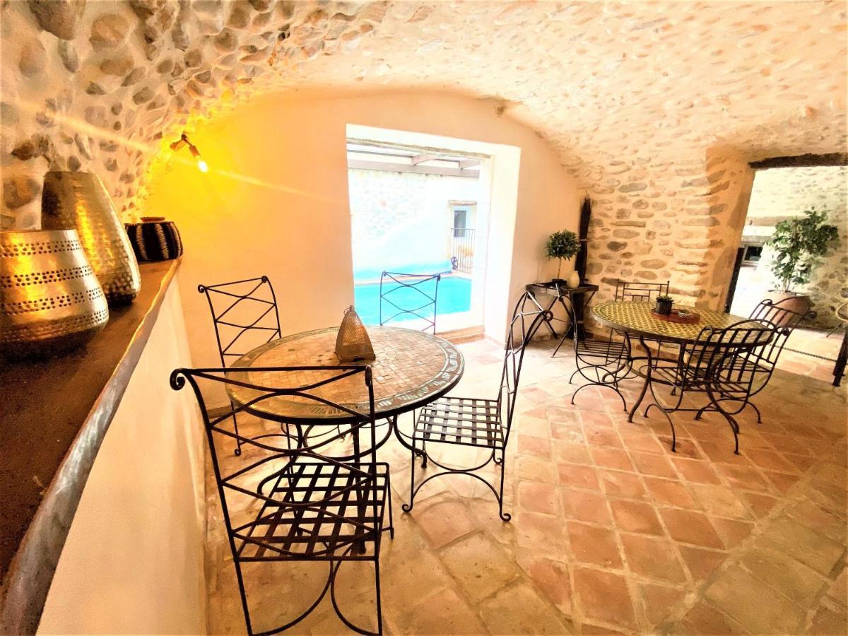 Gite De Groupe 9Ch Ou 3 Gites Independants De 3Ch - Patio Et Piscine Interieure Chauffee Toute L'Annee Vallon-Pont-dʼArc Εξωτερικό φωτογραφία