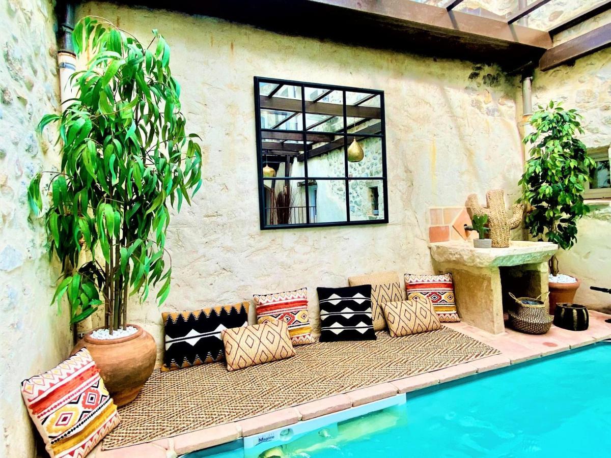 Gite De Groupe 9Ch Ou 3 Gites Independants De 3Ch - Patio Et Piscine Interieure Chauffee Toute L'Annee Vallon-Pont-dʼArc Εξωτερικό φωτογραφία