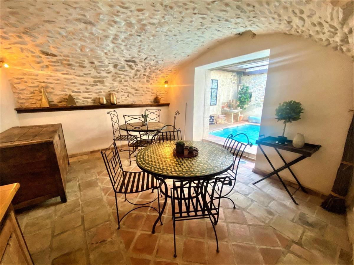 Gite De Groupe 9Ch Ou 3 Gites Independants De 3Ch - Patio Et Piscine Interieure Chauffee Toute L'Annee Vallon-Pont-dʼArc Εξωτερικό φωτογραφία