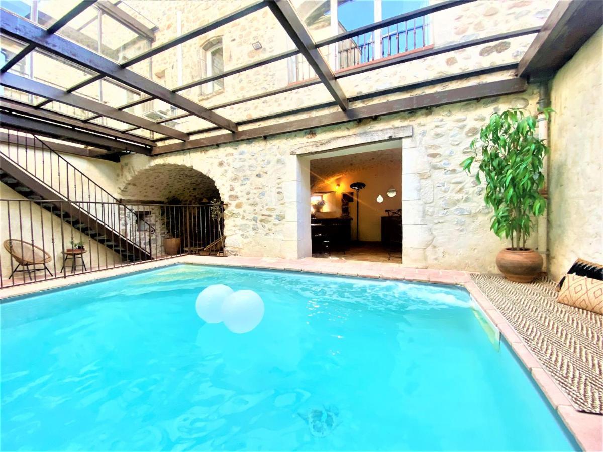 Gite De Groupe 9Ch Ou 3 Gites Independants De 3Ch - Patio Et Piscine Interieure Chauffee Toute L'Annee Vallon-Pont-dʼArc Εξωτερικό φωτογραφία