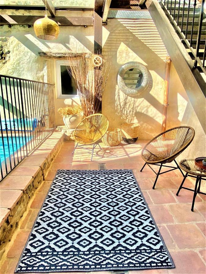 Gite De Groupe 9Ch Ou 3 Gites Independants De 3Ch - Patio Et Piscine Interieure Chauffee Toute L'Annee Vallon-Pont-dʼArc Εξωτερικό φωτογραφία