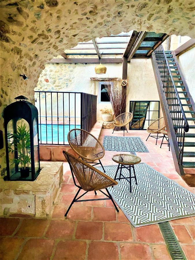 Gite De Groupe 9Ch Ou 3 Gites Independants De 3Ch - Patio Et Piscine Interieure Chauffee Toute L'Annee Vallon-Pont-dʼArc Εξωτερικό φωτογραφία